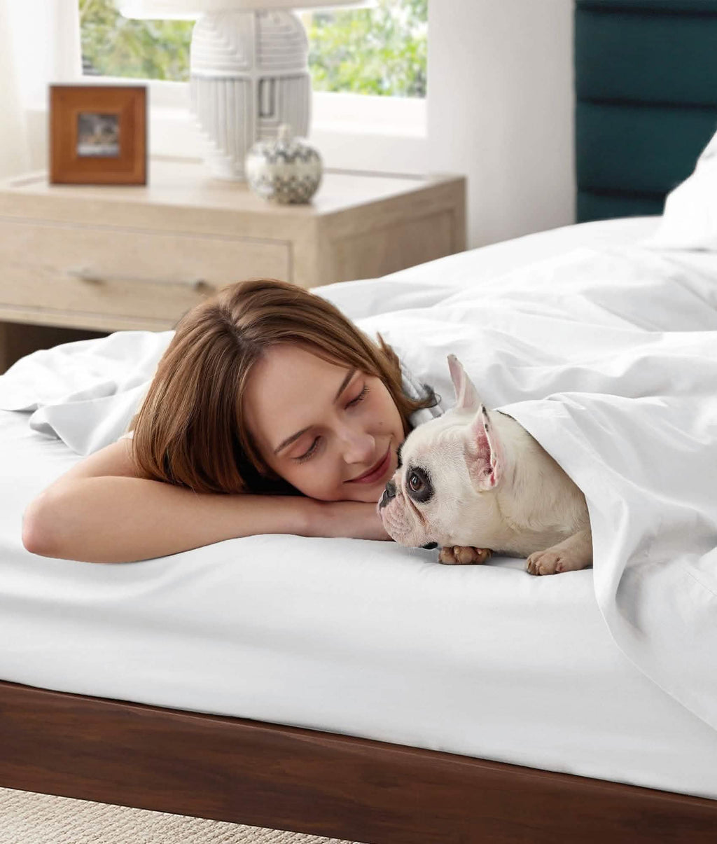 GentleSoft Cotton Percale Weave Sheet Set