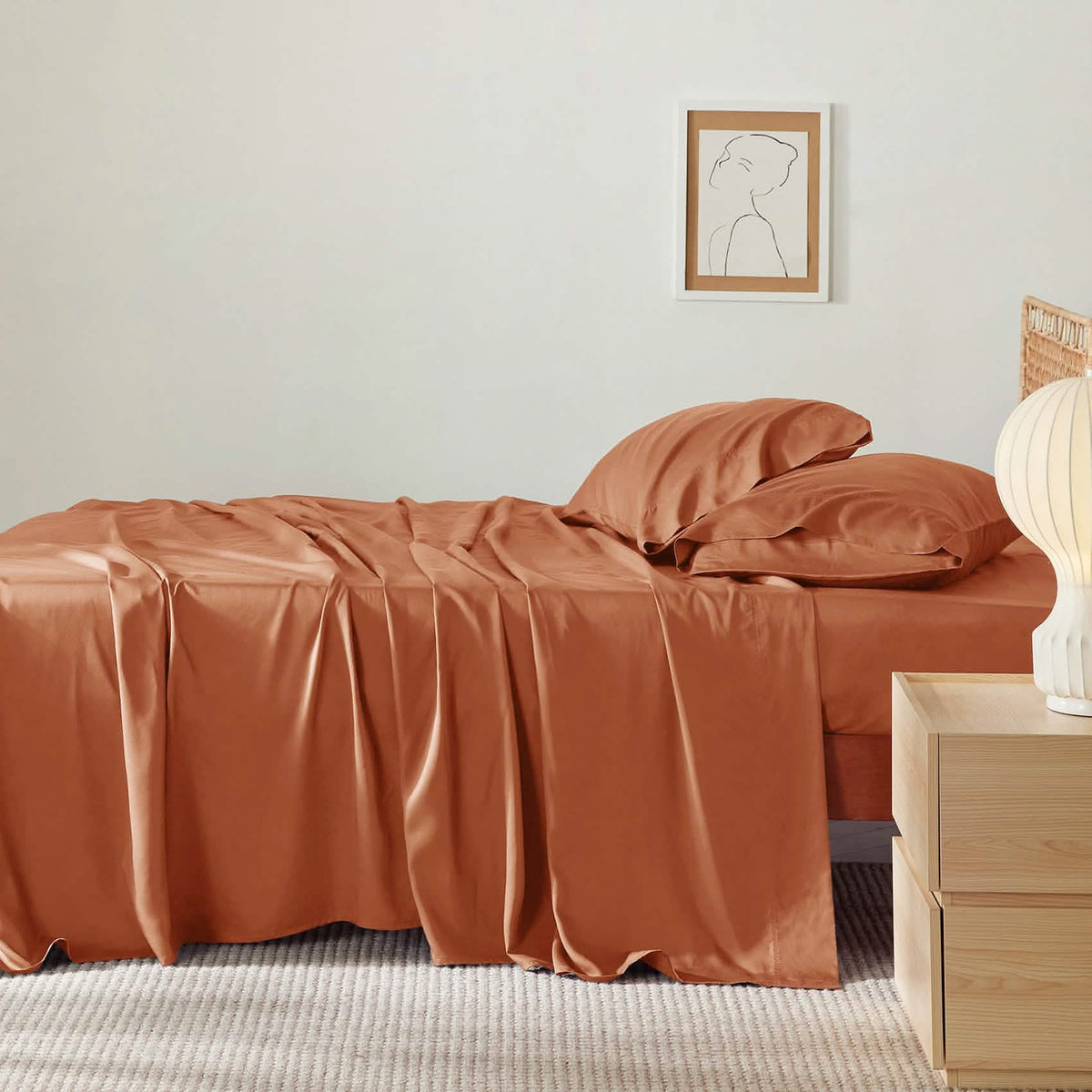 GentleSoft Rayon Derived From Bamboo Cooling Sheet Set