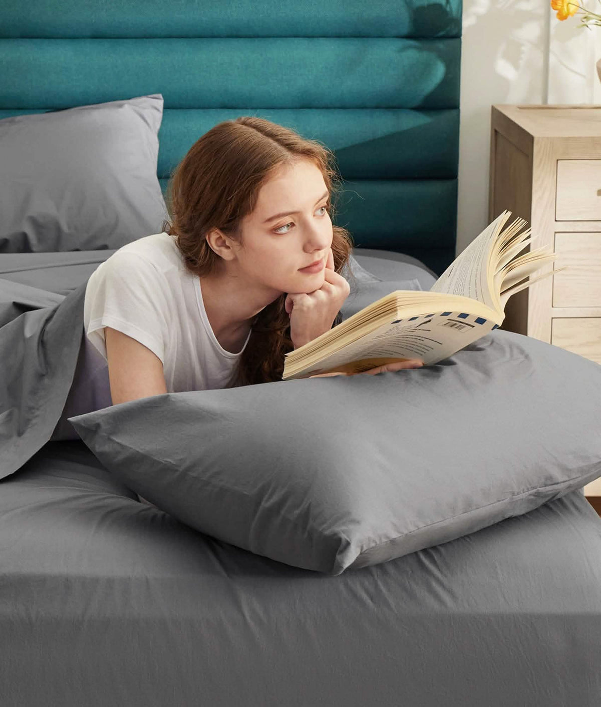 GentleSoft Cotton Percale Weave Sheet Set