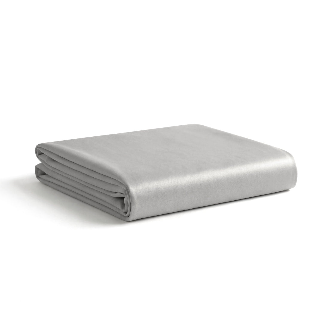 FurAway Fitted Sheet in Dove Grey - white background product photo | Nolan Interior