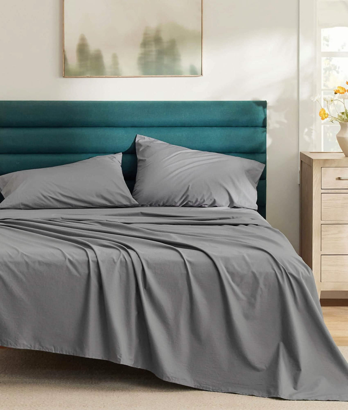 GentleSoft Cotton Percale Weave Sheet Set